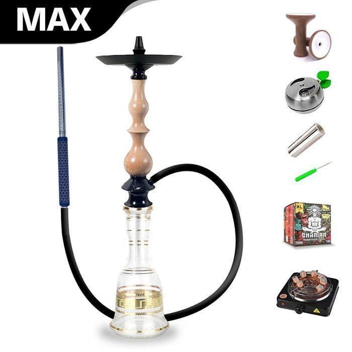 Regal Hookah Queen With Boho Base - Pinewood - shishagear - UK Shisha Hookah Black Friday