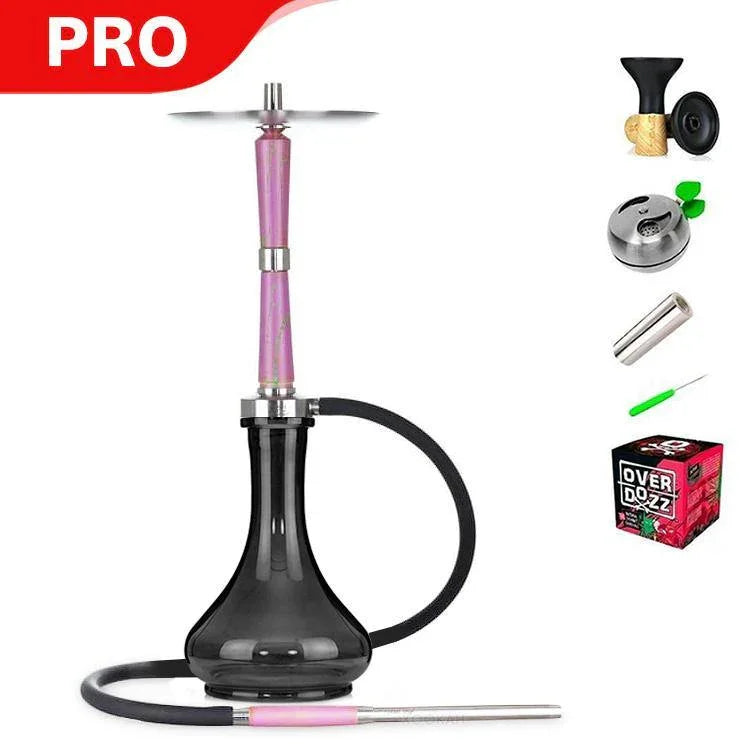 Ash Wood Hookah Electro Storm V2 Shisha Set - Jumping Strawberry - shishagear - UK