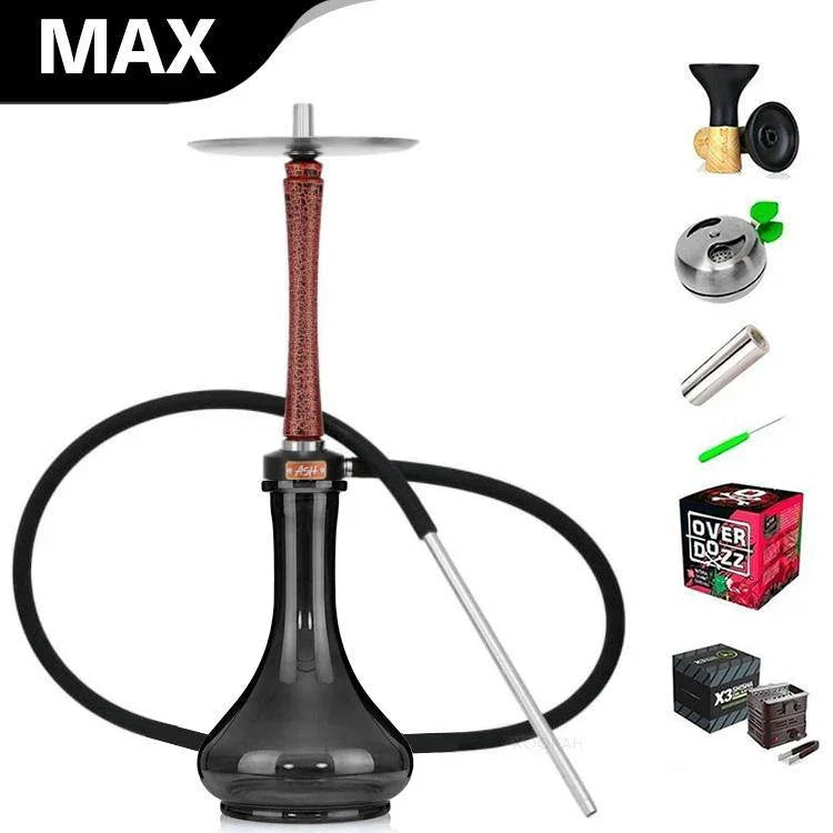 Ash Wood Hookah Haze Jungle Shisha Set - Sunset - shishagear - UK
