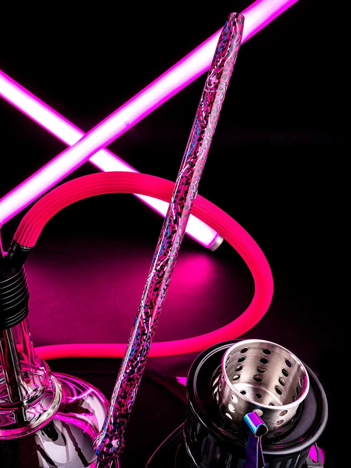Dschinni Flex Camo Hookah Set Pink - shishagear - UK