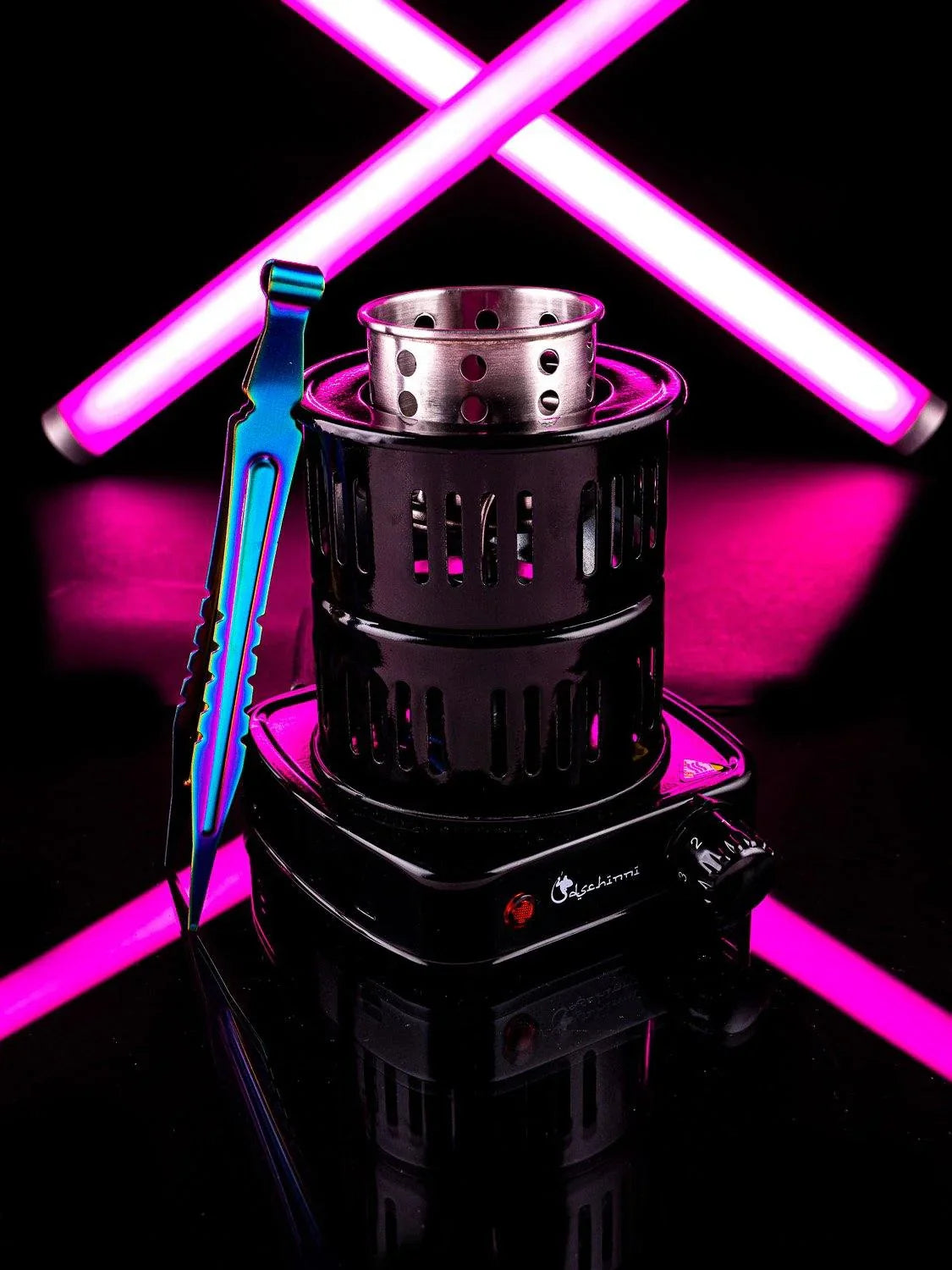 Dschinni Flex Camo Hookah Set Pink - shishagear - UK