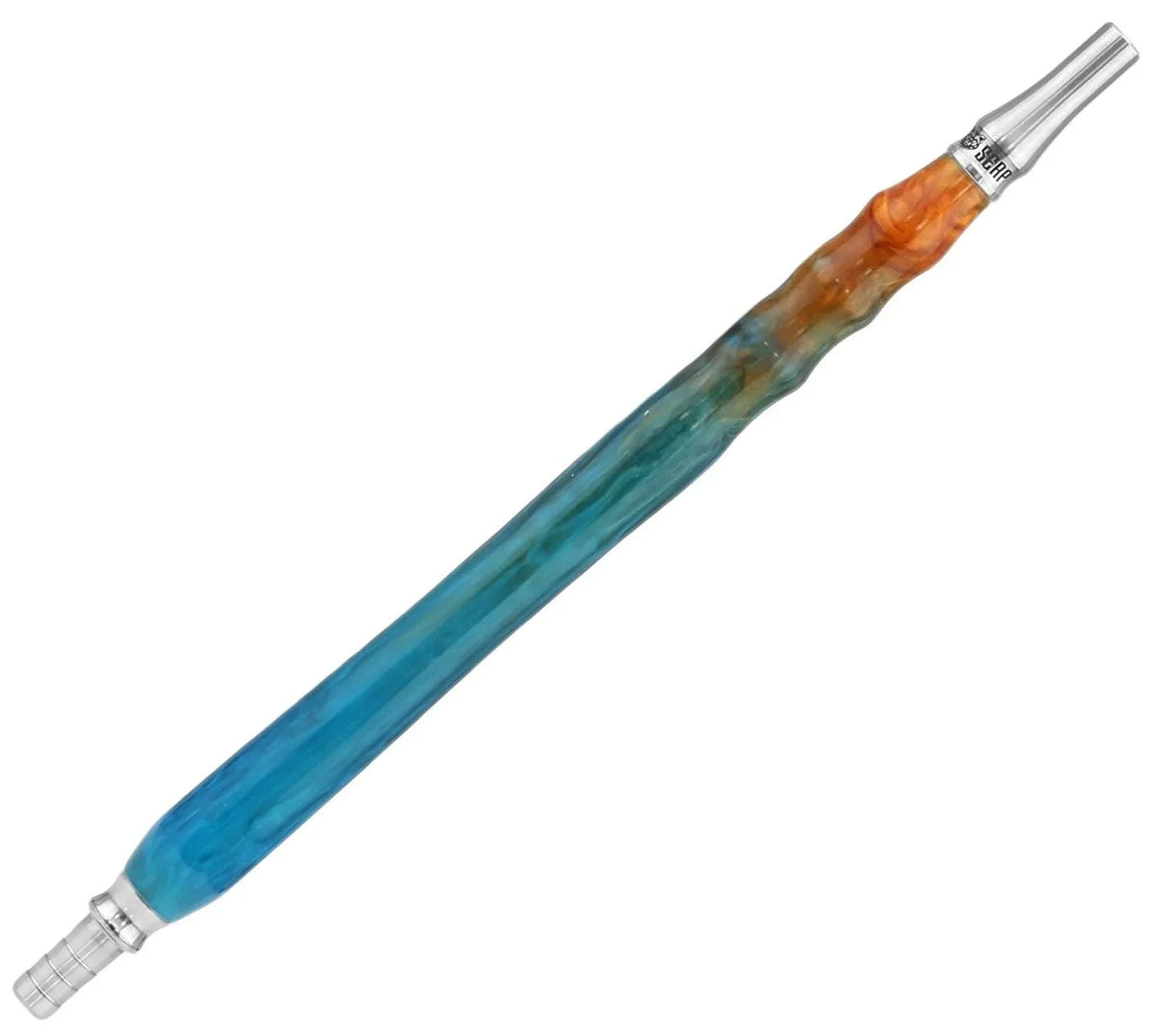 SERP Epoxy Stainless Steel Mouthpiece - Lava in the Ocean - shishagear - UK Shisha Hookah Black Friday