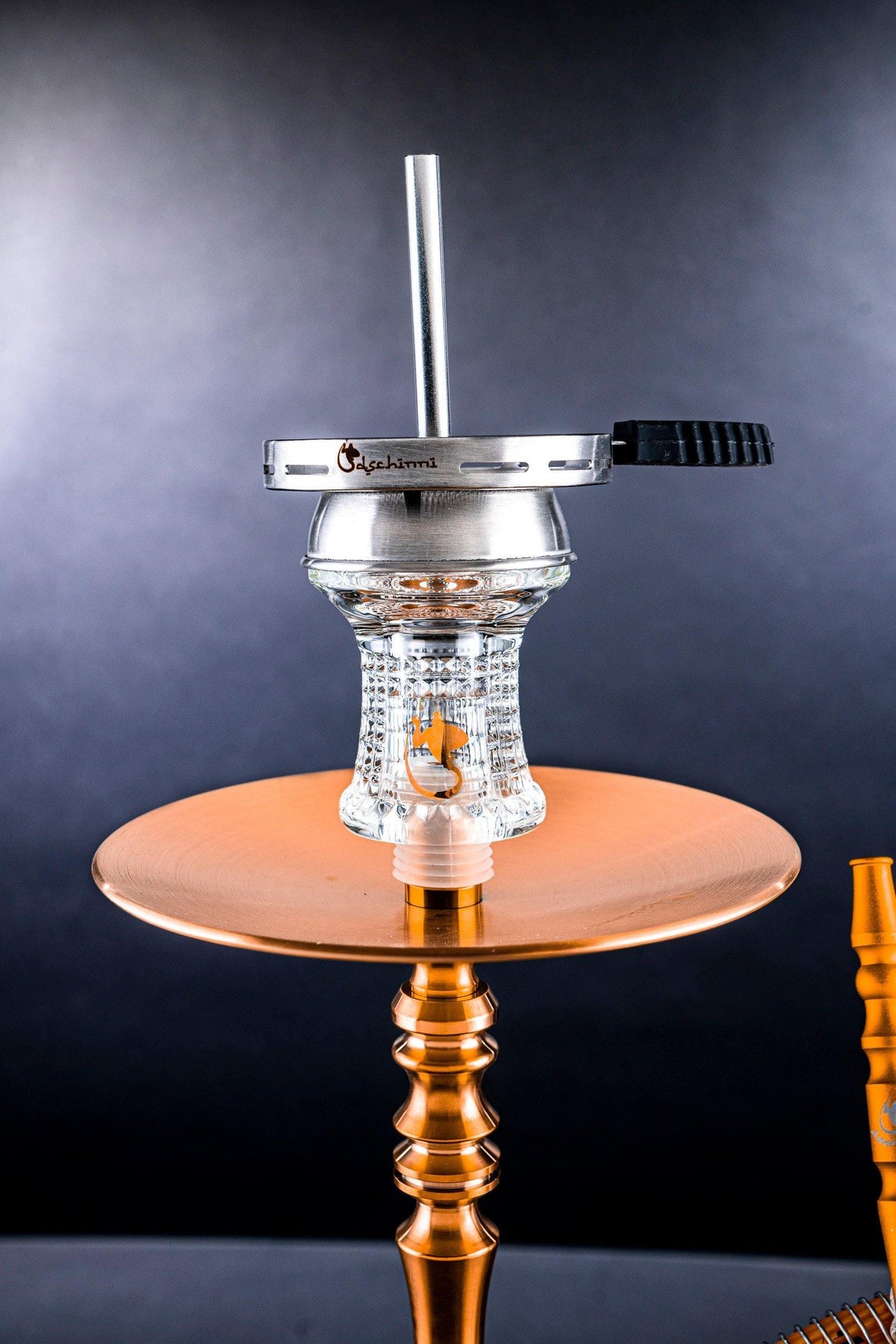 Dschinni Stealth Bomber Classic Gold Hookah Set (Bass Box Edition) - shishagear - UK