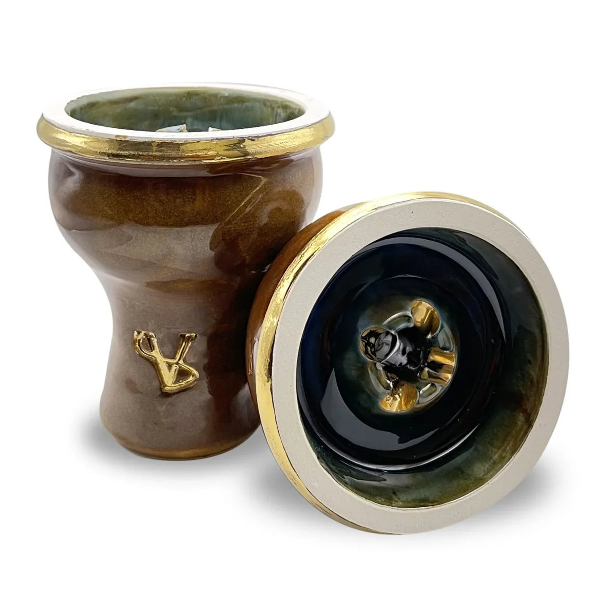 Savacco 14ct Shisha-Kopf - Brown Gold