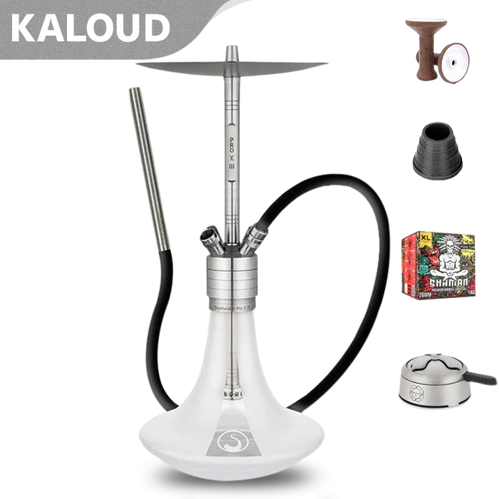 Shisha Steamulation Pro X III - Weiß Matt