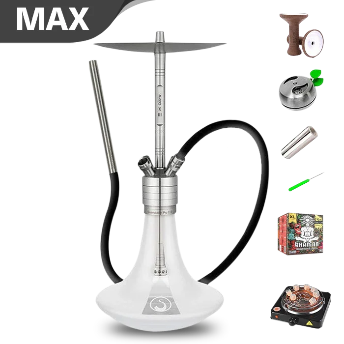Shisha Steamulation Pro X III - Weiß Matt