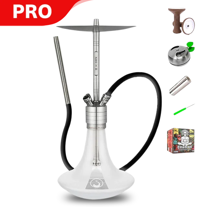 Shisha Steamulation Pro X III - Weiß Matt