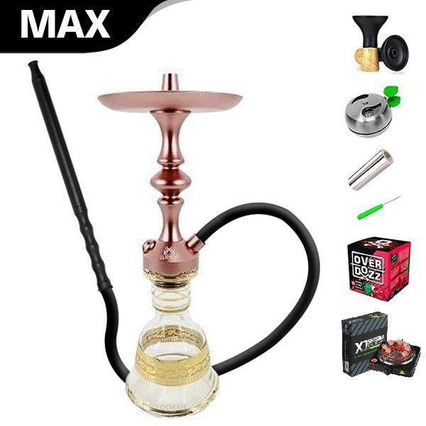 Zahrah Genie Mini Hookah - Rose Gold - shishagear - UK Shisha Hookah Black Friday
