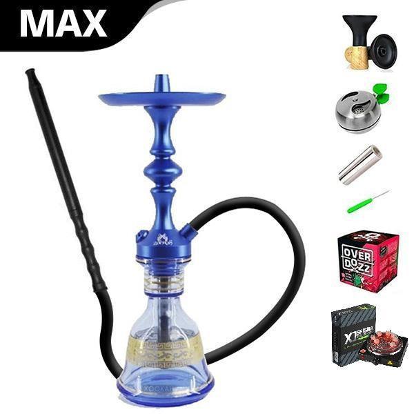 Zahrah Genie Mini Hookah - Blue - shishagear - UK Shisha Hookah Black Friday