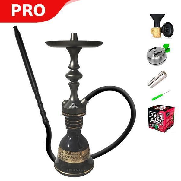 Zahrah Genie Mini Hookah Black - shishagear - UK Shisha Hookah Black Friday