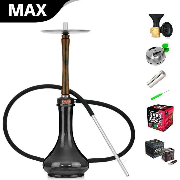 Ash Wood Haze Mist Shisha with Base Set - shishagear - UK