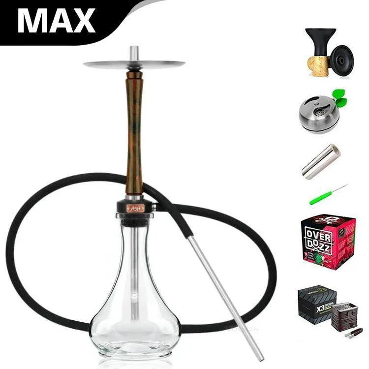 Ash Wood Hookah Haze Mist Shisha Set - Sunset - shishagear - UK