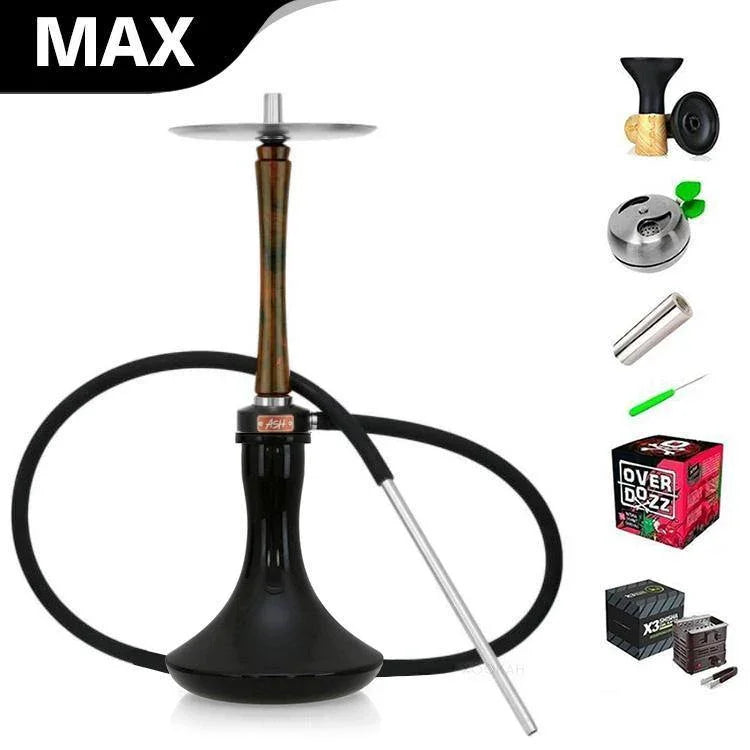 Ash Wood Hookah Haze Mist Shisha Set - Sunset - shishagear - UK