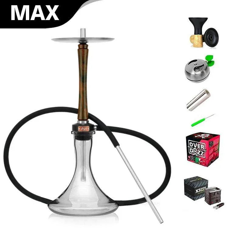 Ash Wood Hookah Haze Mist Shisha Set - Sunset - shishagear - UK