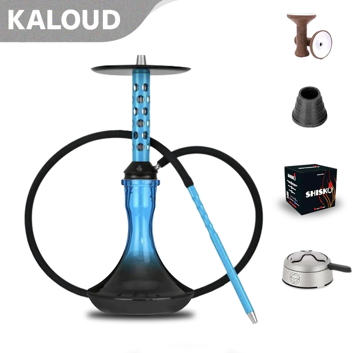 Bodo M-1 Short Hookah - Blue