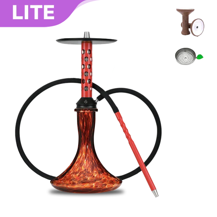 Bodo M-1 Short Hookah - Red