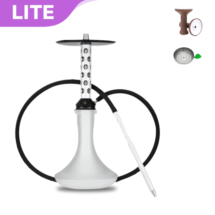 Bodo M-1 Short Hookah - White