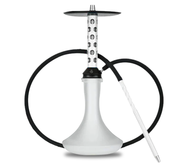 Bodo M-1 Short Hookah - White