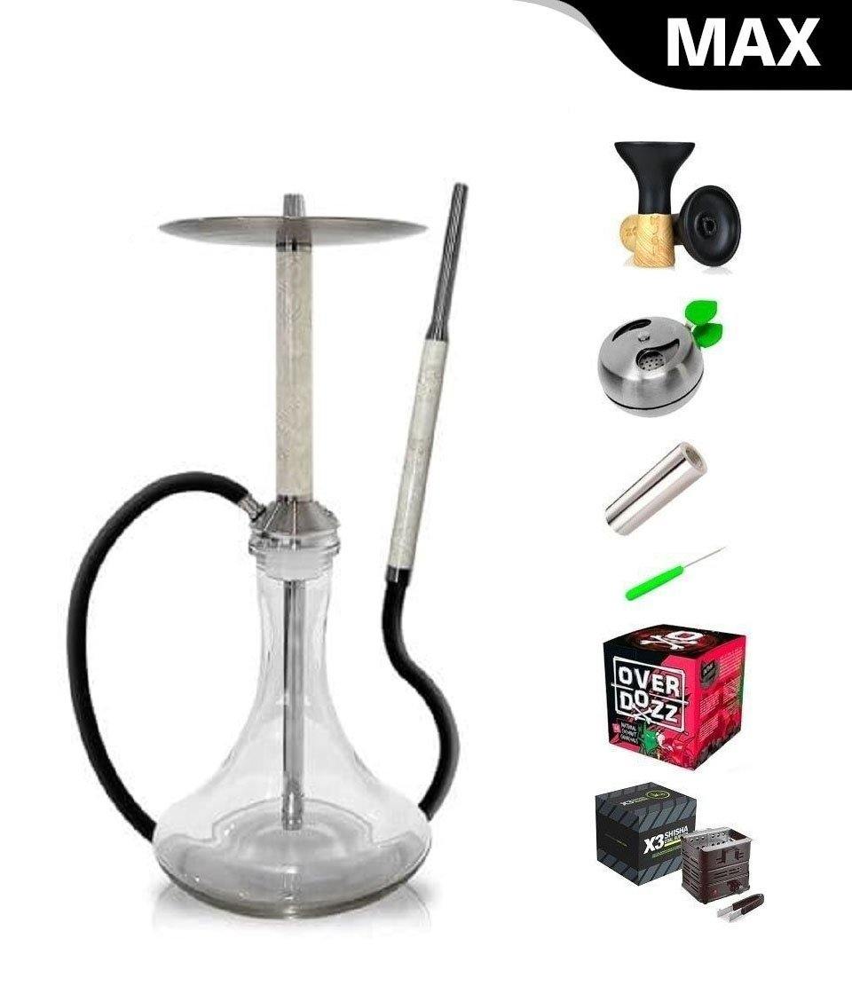 Special Hookah Stainless Steel With Base - Crema Nuova - shishagear - UK