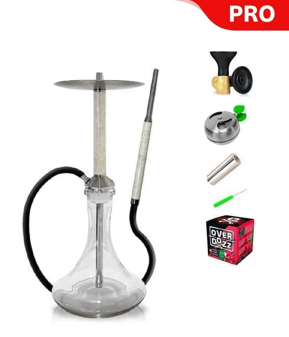 Special Hookah Stainless Steel With Base - Crema Nuova - shishagear - UK