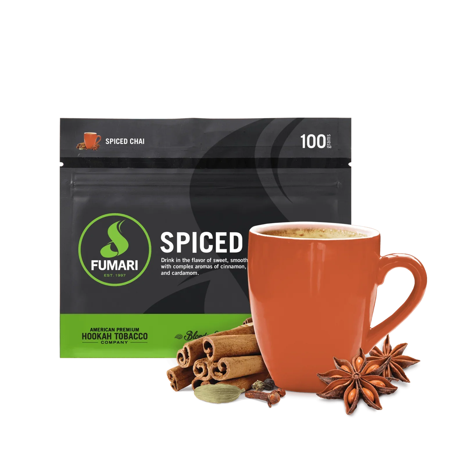Fumari Spiced Chai Shisha Flavour - shishagear - UK Shisha Hookah Black Friday