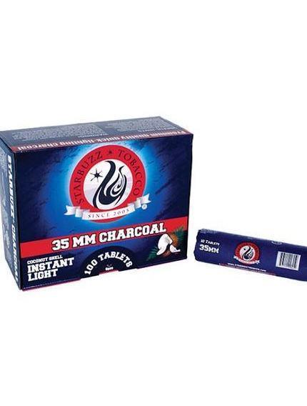 Starbuzz Premium Coconut Instant Light Charcoal 35mm - shishagear - UK Shisha Hookah
