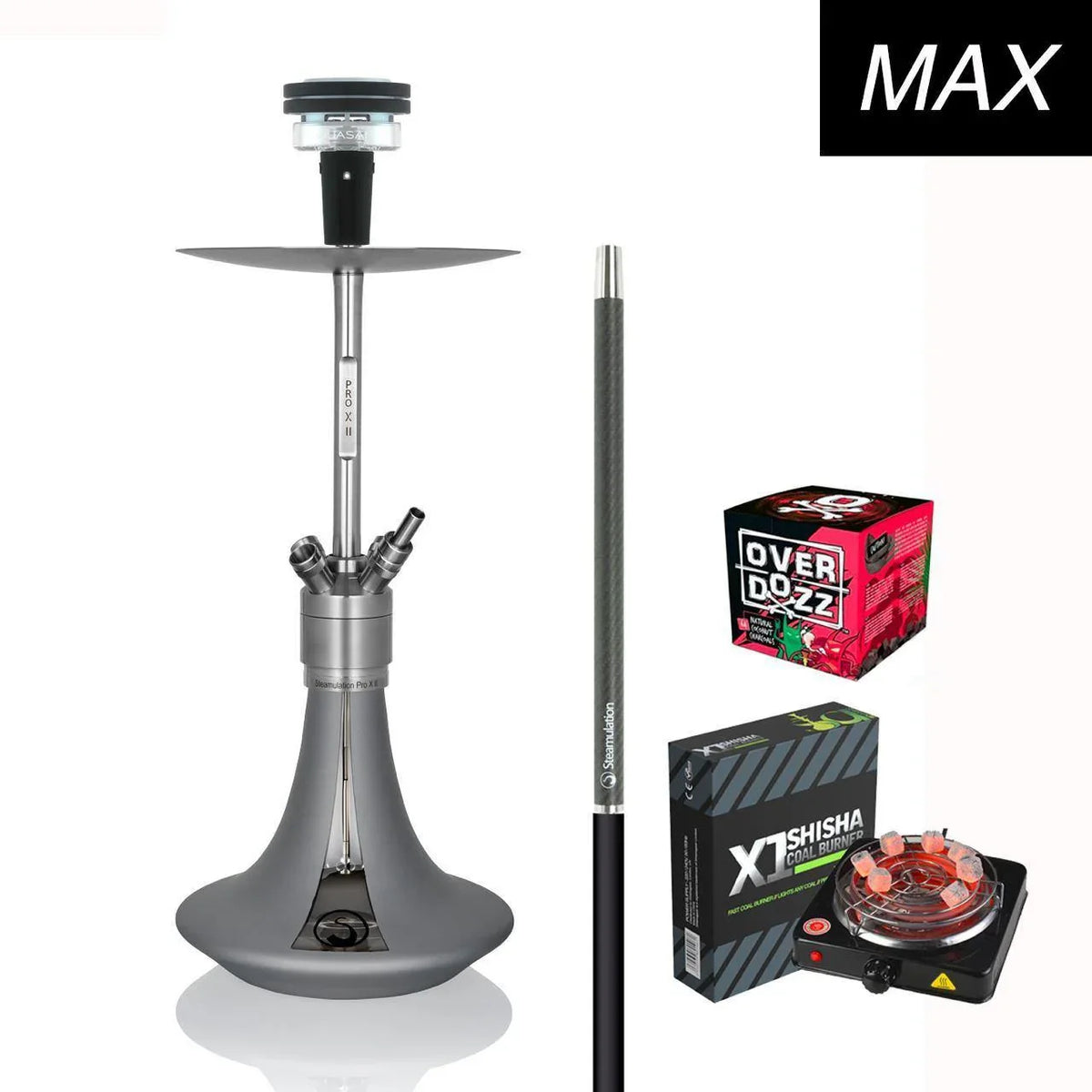 Steamulation Pro X II Kit - Graphite - shishagear - UK