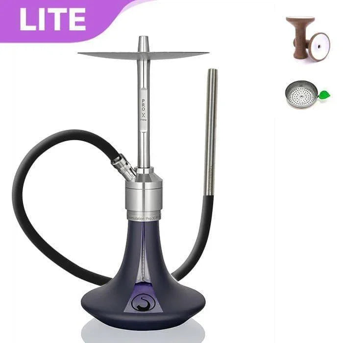 Steamulation Prime Pro X 2 Hookah - Atlantic Blue Matt - shishagear - UK Shisha Hookah Black Friday