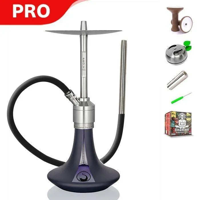 Steamulation Prime Pro X 2 Hookah - Atlantic Blue Matt - shishagear - UK Shisha Hookah Black Friday