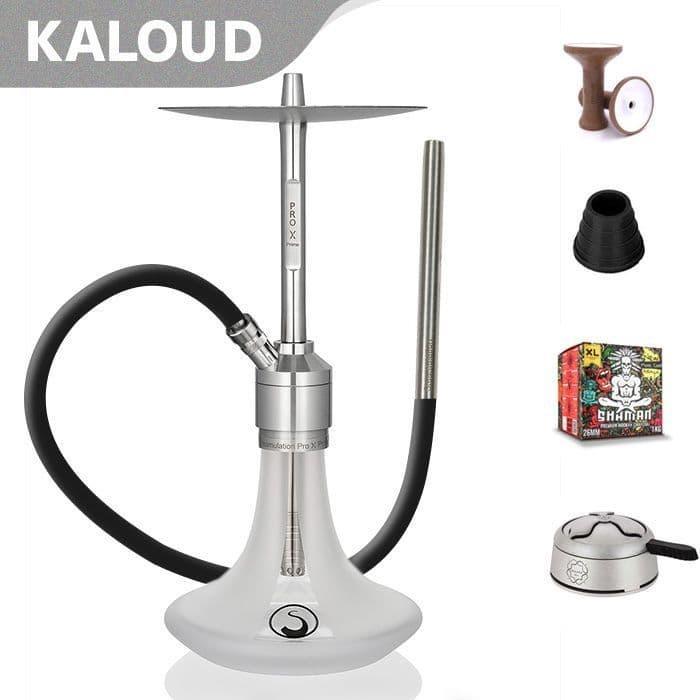 Steamulation Prime Pro X 2 Hookah - White Matt - shishagear - UK Shisha Hookah Black Friday