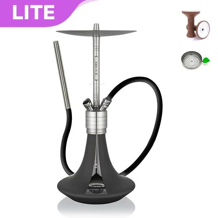Steamulation Pro X III Hookah - Black Matt - shishagear - UK Shisha Hookah Black Friday