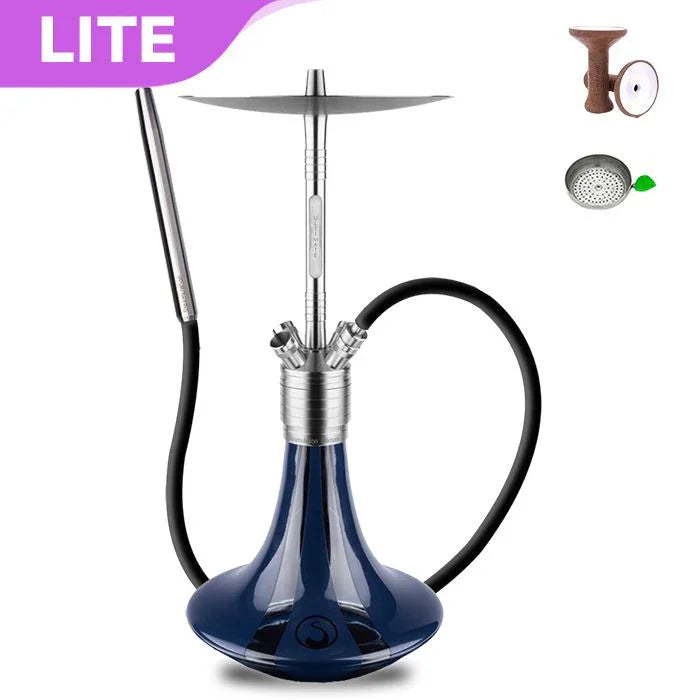Steamulation Ultimate Hookah - Blue Metallic