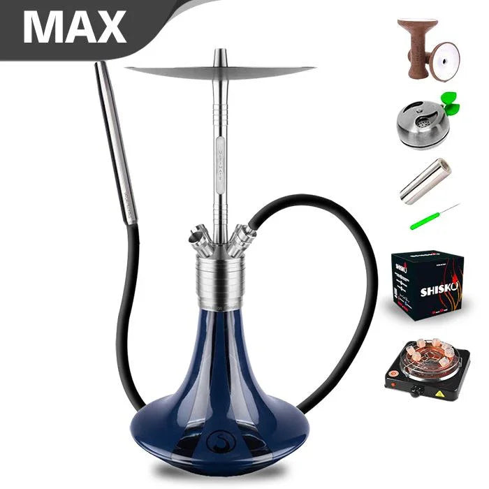 Steamulation Ultimate Hookah - Blue Metallic