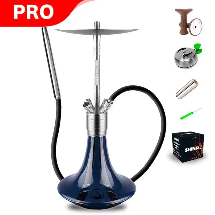 Steamulation Ultimate Hookah - Blue Metallic