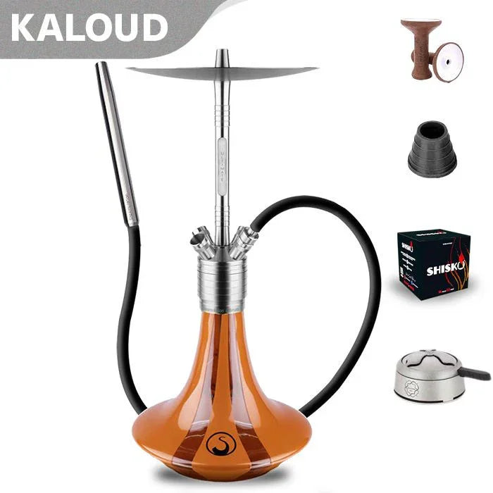 Steamulation Ultimate Hookah - Orange Metallic