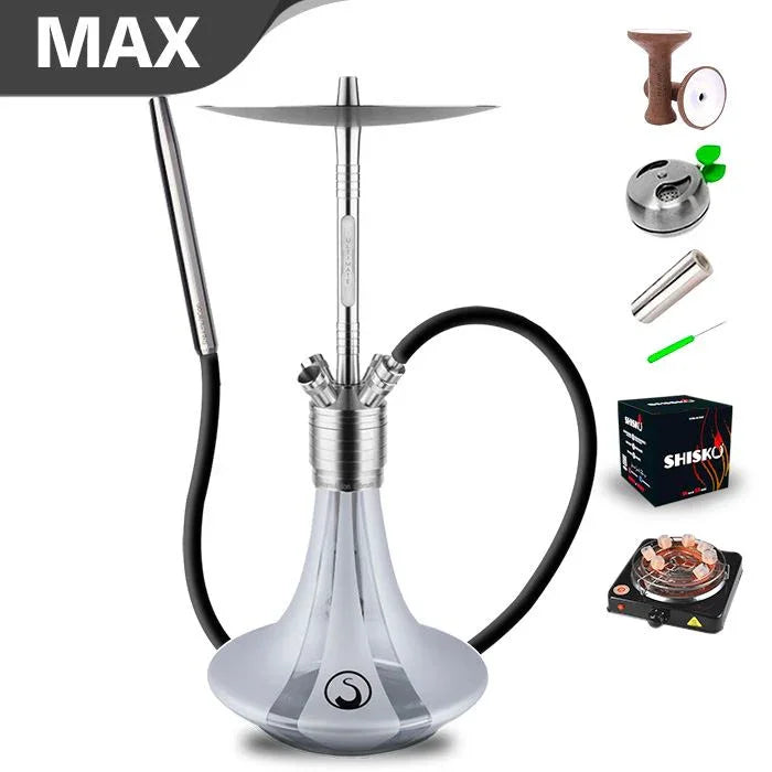Steamulation Ultimate Shisha - Silber Matt Metallic