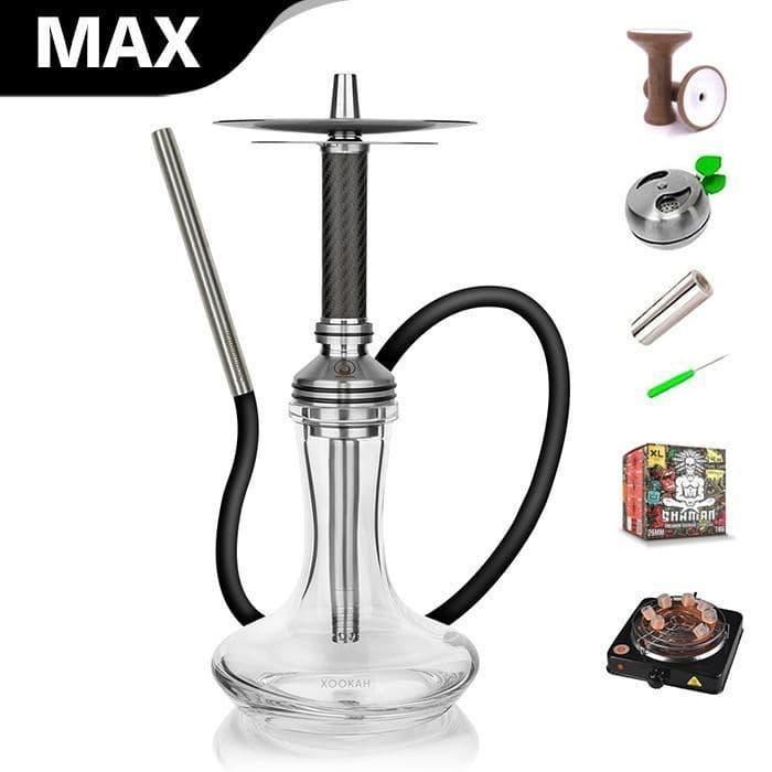 Steamulation Xpansion Mini Carbon Hookah - shishagear - UK Shisha Hookah Black Friday