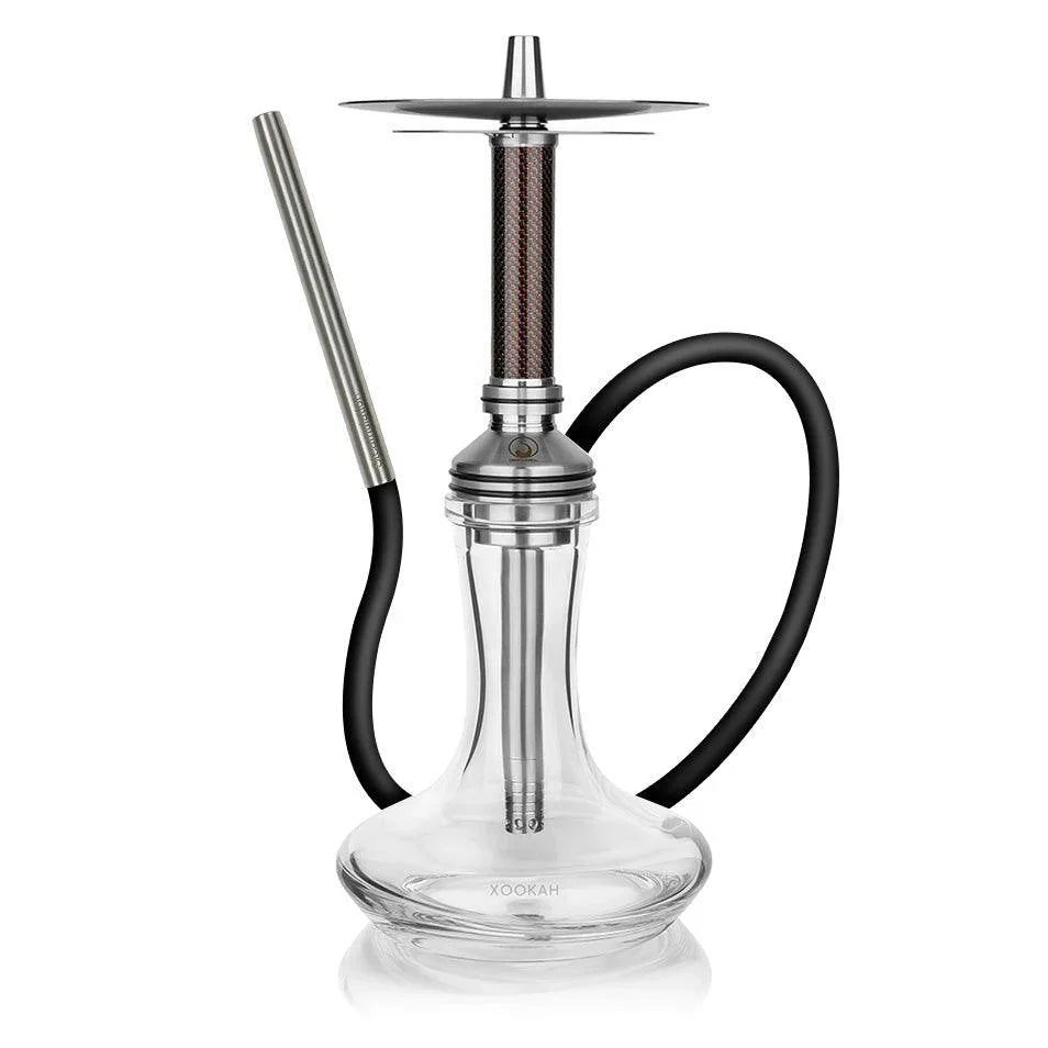 Steamulation Xpansion Mini Carbon Hookah - Black Red - shishagear - UK Shisha Hookah Black Friday