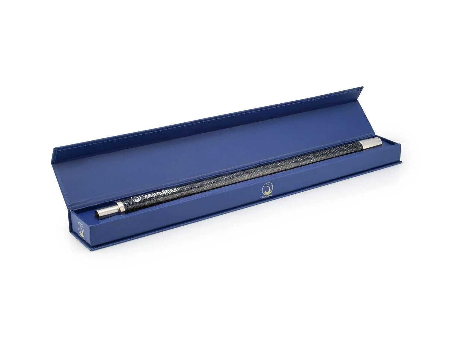 Steamulation Carbon Mouthpiece - Black Blue - shishagear - UK Shisha Hookah Black Friday