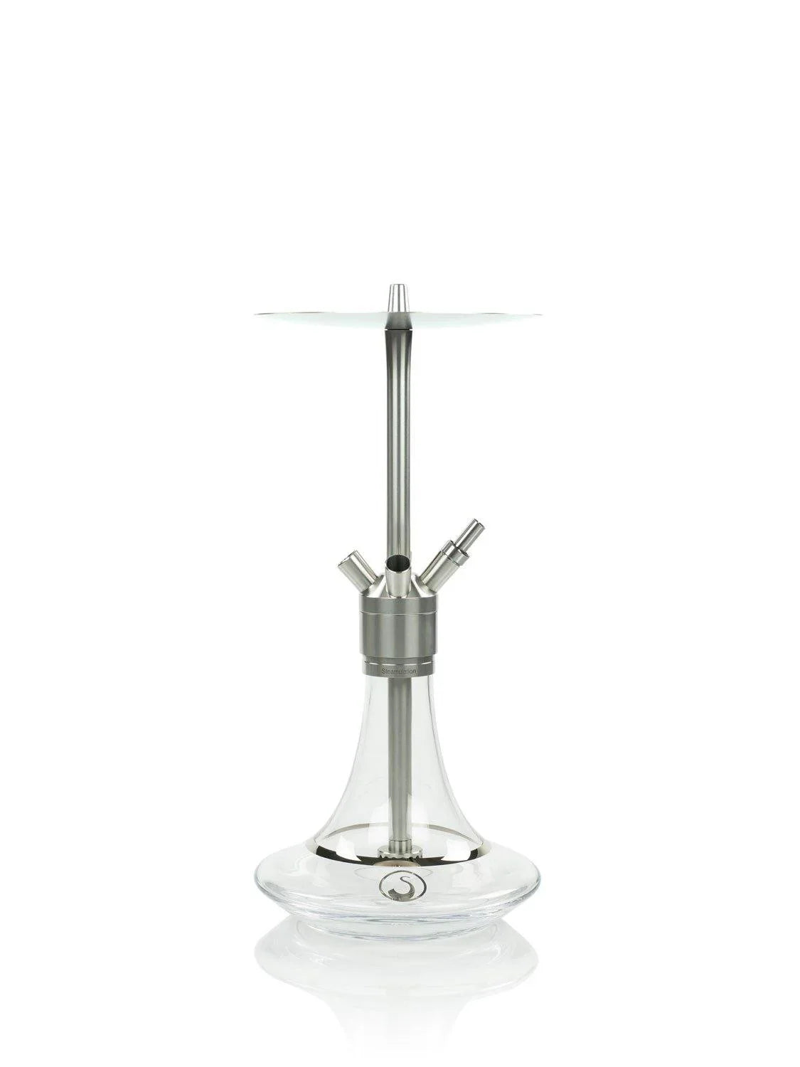 Steamulation Classic Platinum Clear - shishagear - UK Shisha Hookah Black Friday