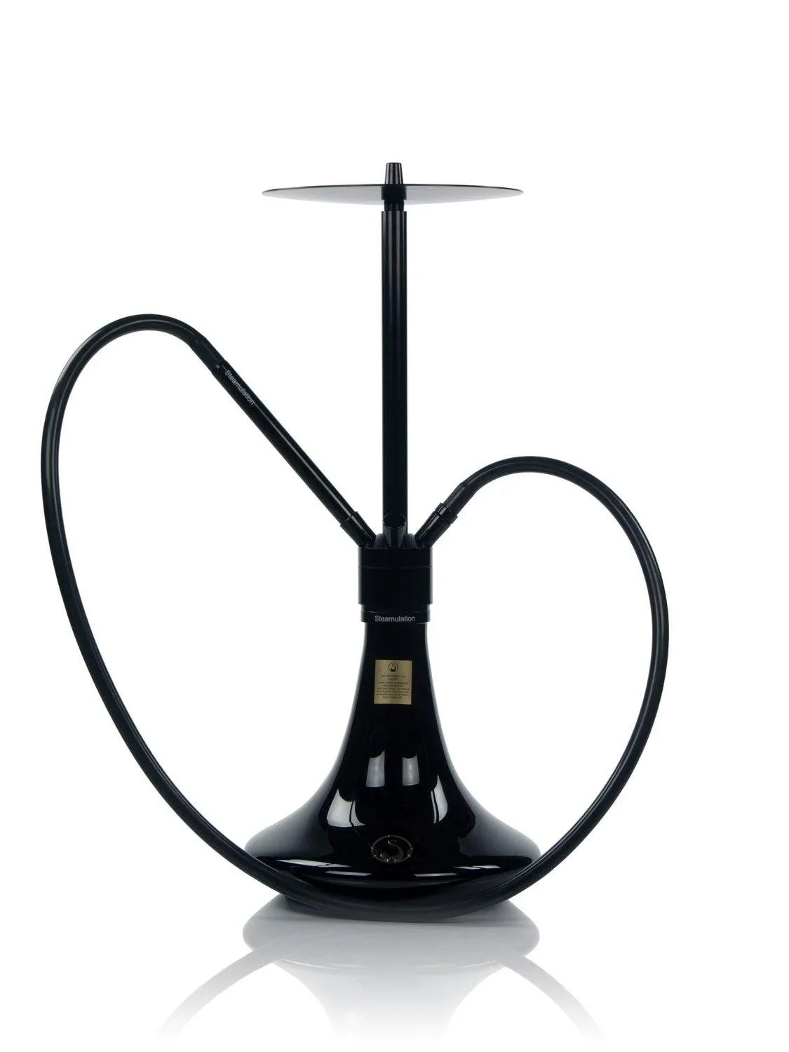 Steamulation Superior Black Polished - shishagear - UK Shisha Hookah Black Friday