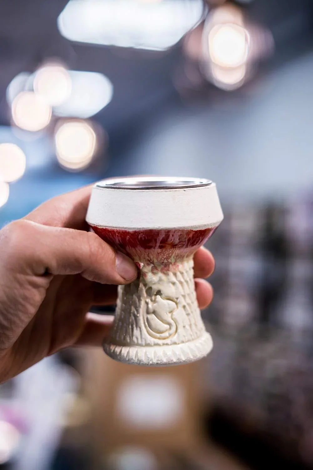 Dschinni Firebrick Bowl Nero Marron Vulcan Pro - shishagear - UK