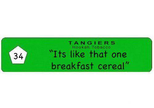 Tangiers Birquq &quot;Its Like That One Breakfast Cereal&quot; - shishagear - UK