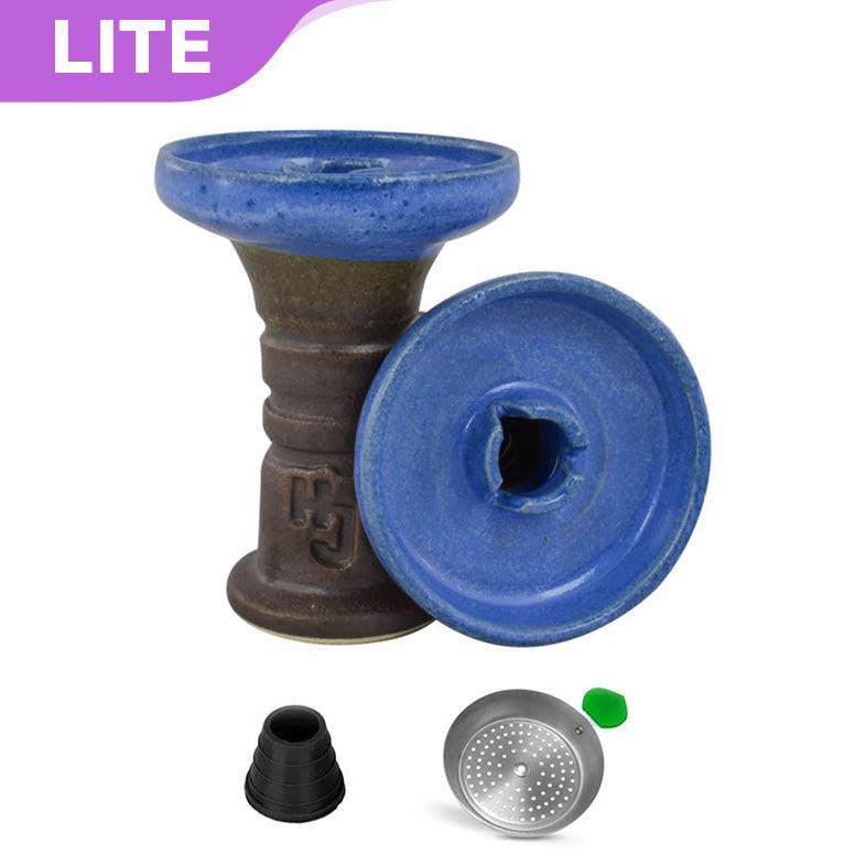 HJ Trimony Hookah Bowl - Blue Stone - shishagear - UK Shisha Hookah Black Friday