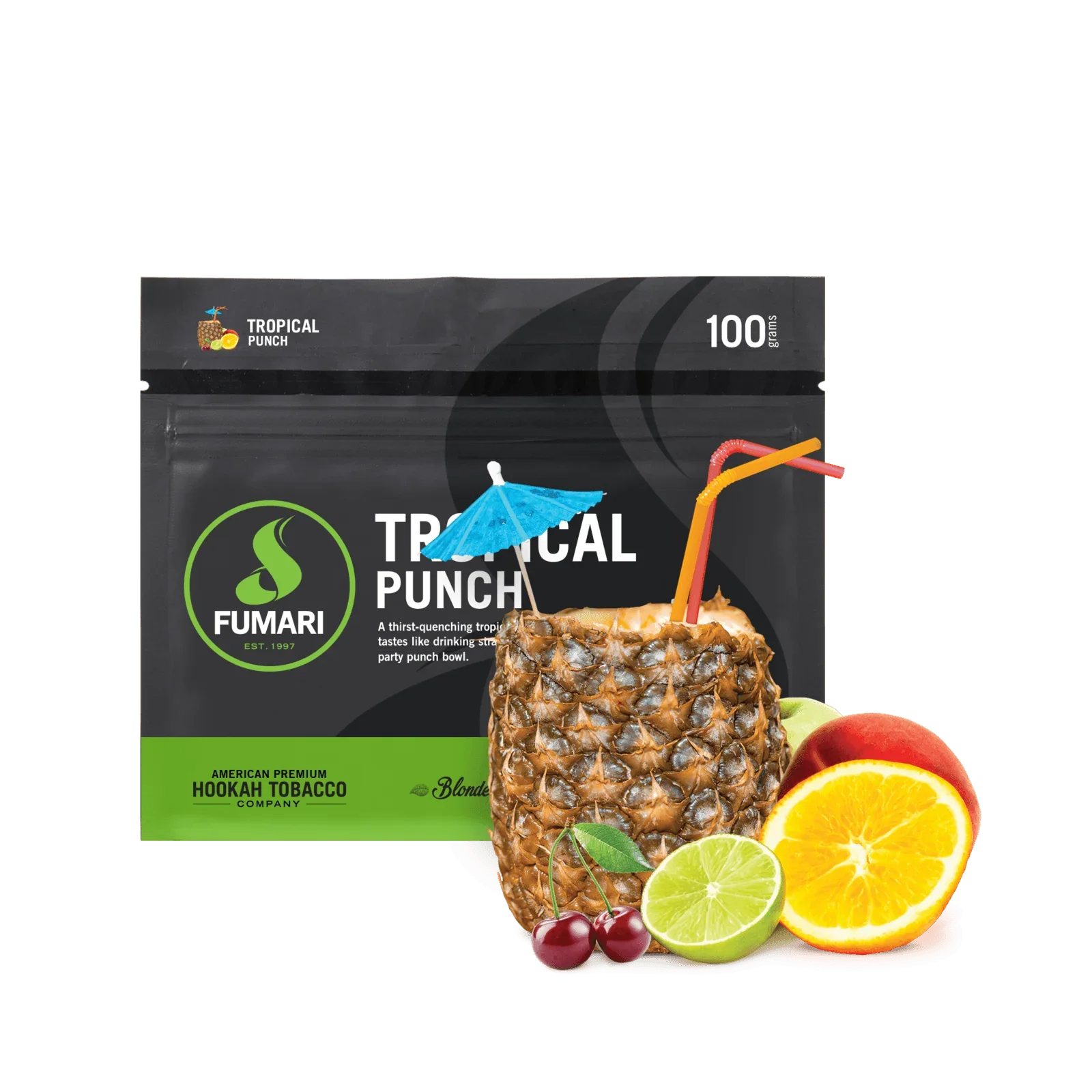 Fumari Tropical Punch Shisha Flavour - shishagear - UK Shisha Hookah Black Friday