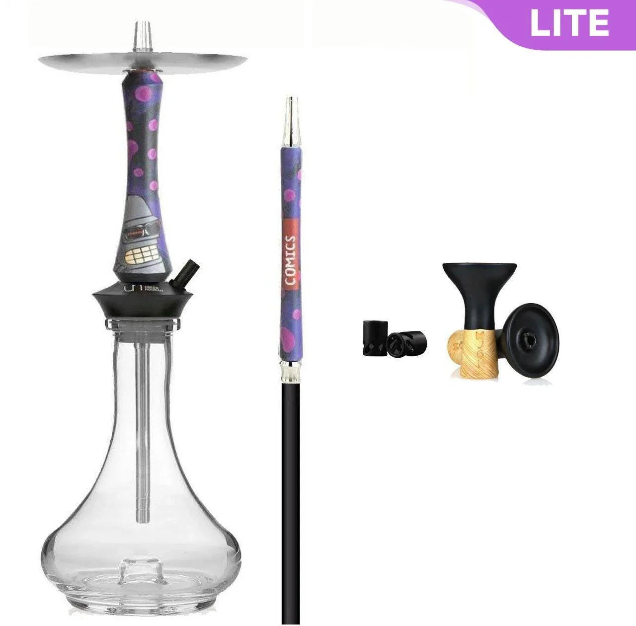 Union Hookah Comics Futurama Bender Set - shishagear - UK