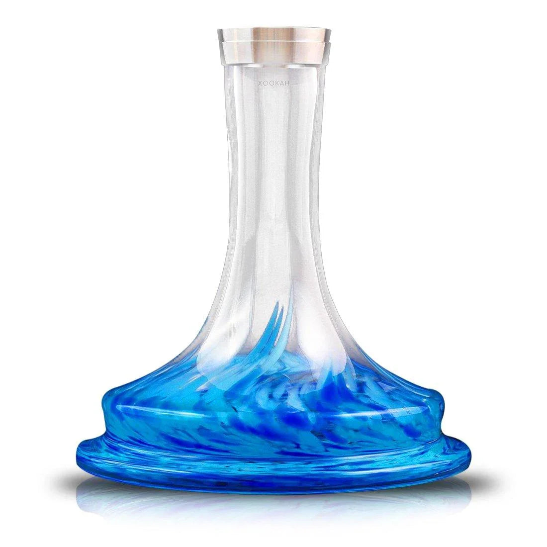 Union Hookah Fibonacci Threaded Bohemian Crystal Base (Blue) - shishagear - UK