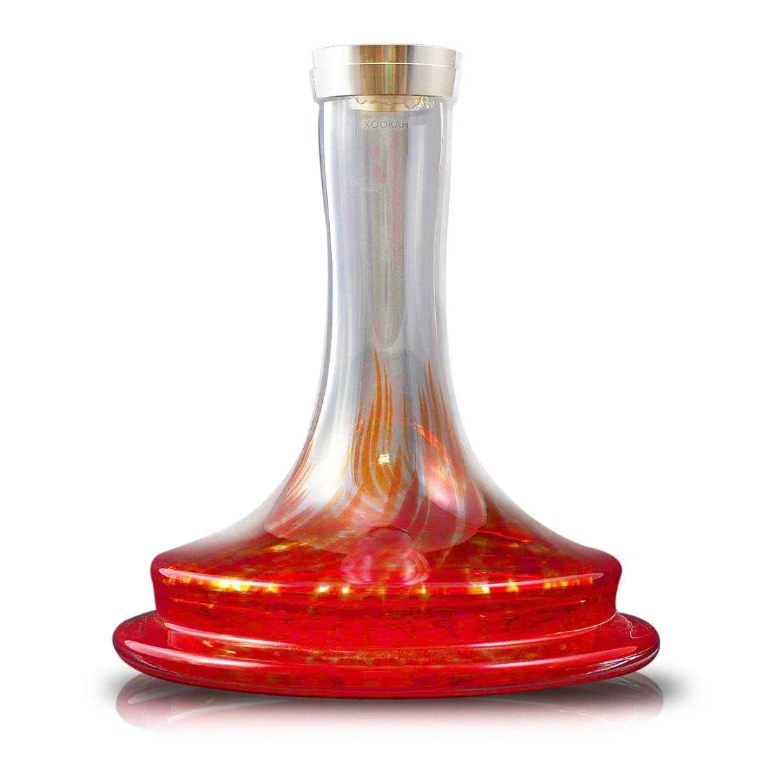 Union Hookah Fibonacci Threaded Bohemian Crystal Base (Red) - shishagear - UK