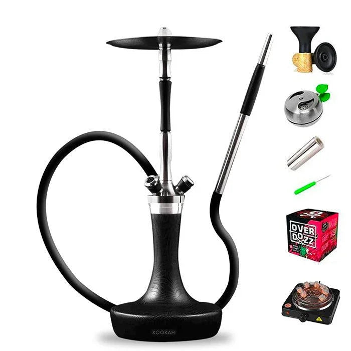 Union Shisha Fibonacci Holz Esche schwarz SET
