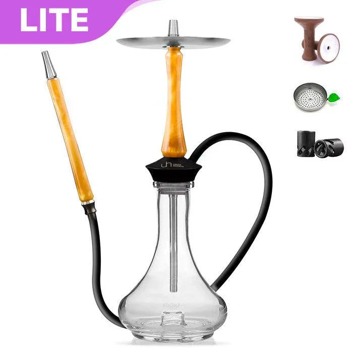 Union Hookah Sleek Acrylic - Gold - shishagear - UK Shisha Hookah Black Friday